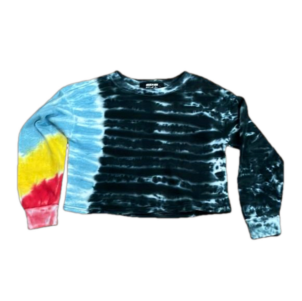 Nwt kid’s M tie dye crop sweatshirt